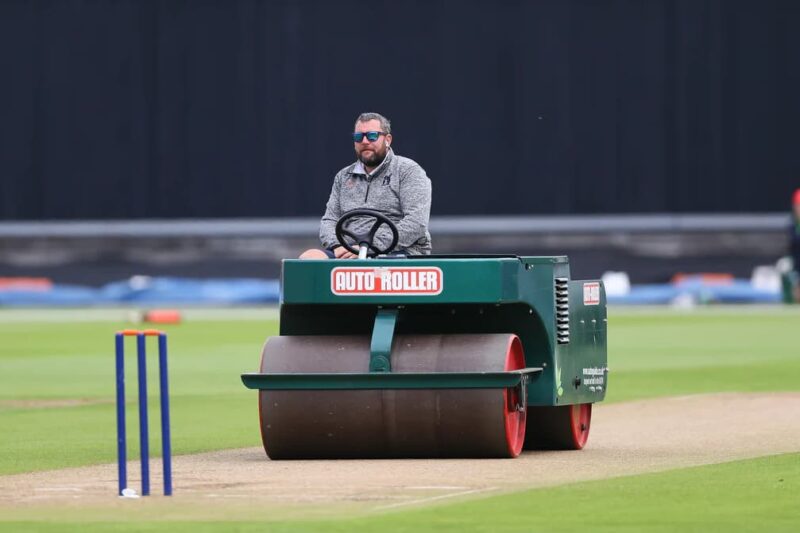 Why is a Roller Used on the Pitch of a Cricket Ground?